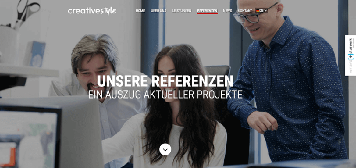 Referenzen-Seite-Creativestyle