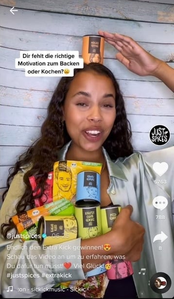 Social-Media-Kampagne Beispiel Just Spices