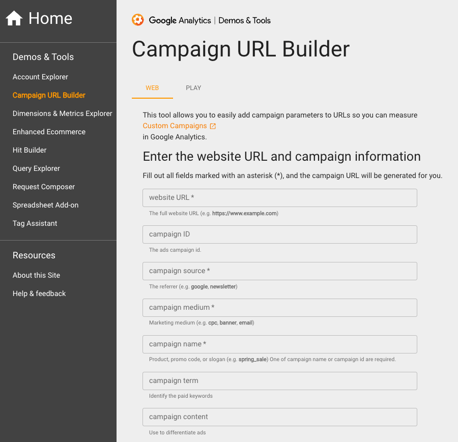 HubSpot-UTM-Parameter-Google-URL-builder