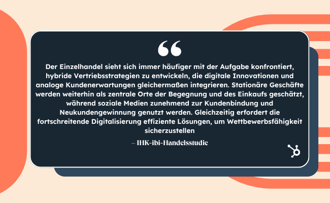 Zitat aus der HKI-ibi-Handelsstudie