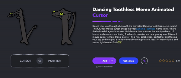 animated cursor effects: cursor website