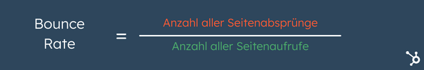 Bounce Rate Formel