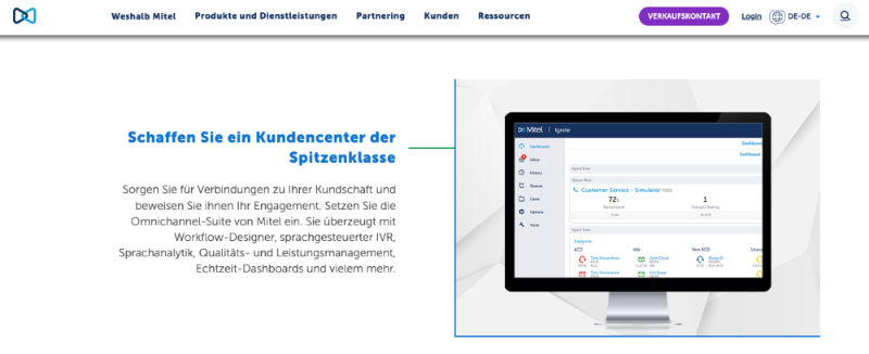 Call-Center-Software Mitel