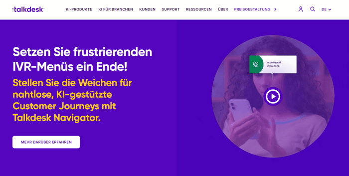 Call-Center-Software Talkdesk