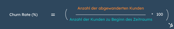 Churn Rate Formel