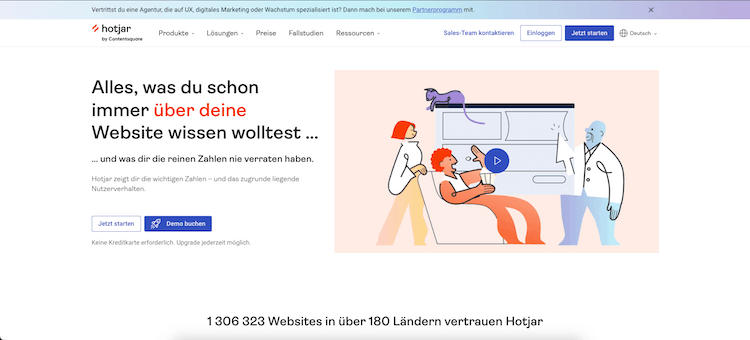 Content-Marketing-Tool Hotjar