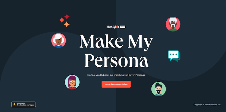 Content-Marketing-Tool Make my Persona