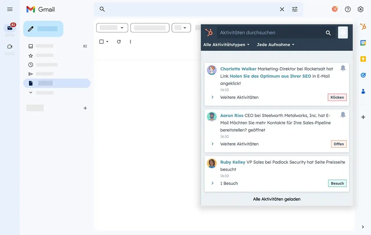 Google Mail Integration HubSpot