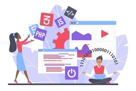 Headless-CMS grafisch dargestellt