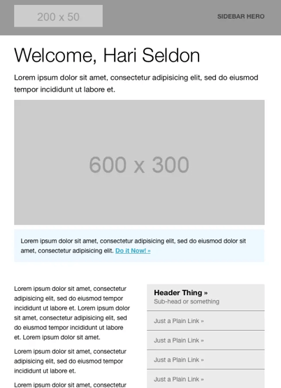 Screenshot HTML-E-Mail-Vorlage Headerbild