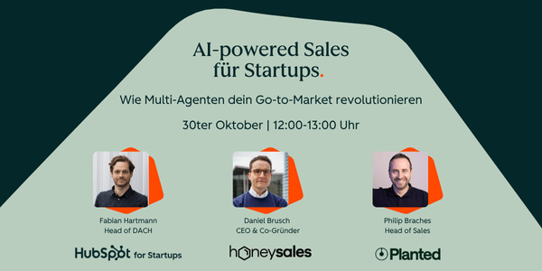 Webinar-Werbung: HubSpot für Start-ups
