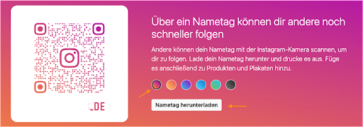 Instagram QR Code im Browser erstellen