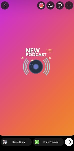 Instagram Story Format Sticker