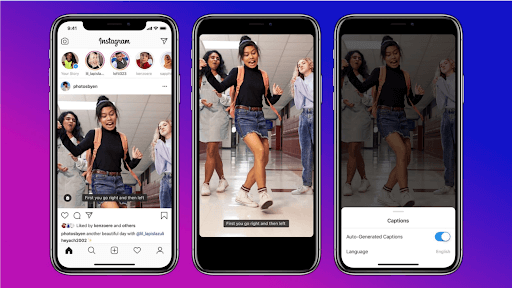 Instagram Untertitel erstellen via Captions-Sticker