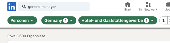 Screenshot LinkedIn-Suche nach Personen