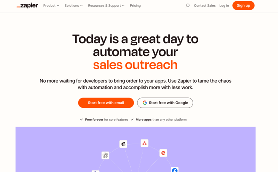 Screenshot KI-Tool Zapier