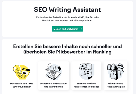 Screenshot KI-Tool Semrush
