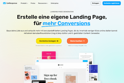 Landing-Page-Builder GetResponse