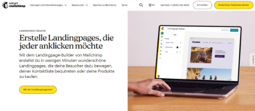 Landing-Page-Builder Mailchimp