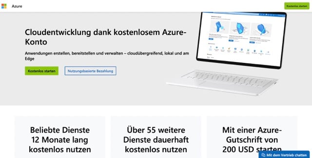 Microsoft Azure sorgt im Lead Nurturing für kostenlose und leicht zugängliche Ressourcen