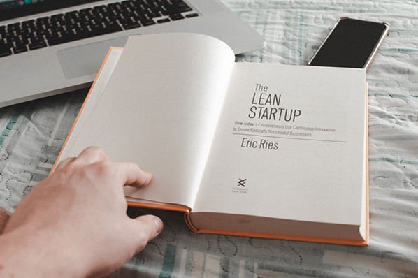 Lean-Startup-Methode nach dem Buch von Eric Ries