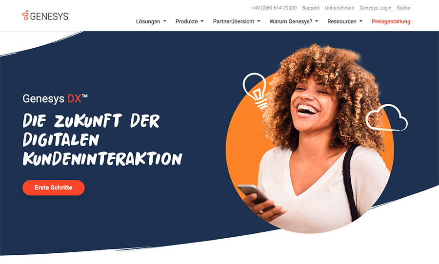 Live-Chat-Software Genesys DX