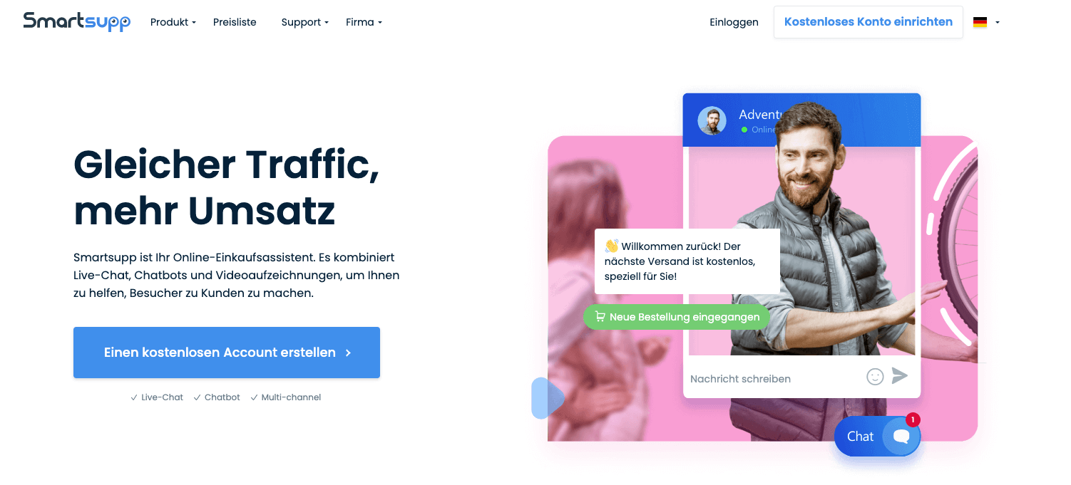 Live-Chat-Software Smartsupp