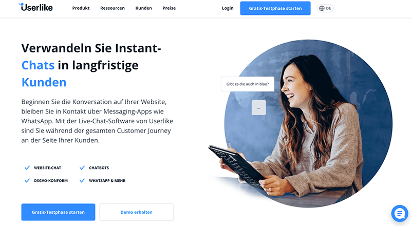 Live-Chat-Software Userlike