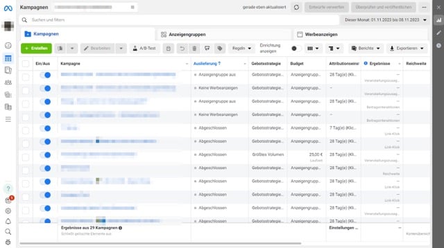 Mit dem Werbeanzeigenmanager schalten Sie Ads auf Facebook, Instagram, im Messenger und im Audience Network und erhalten somit ein allumfassendes Marketing-Tool.
