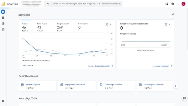 Über Google Analytics erfahren Sie, wie beliebt Ihre Webseite bei Nutzern und Nutzerinnen ist.