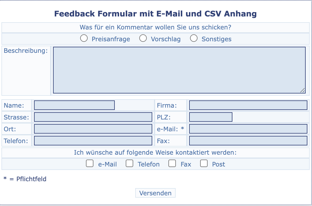 Screenshot FormDesk