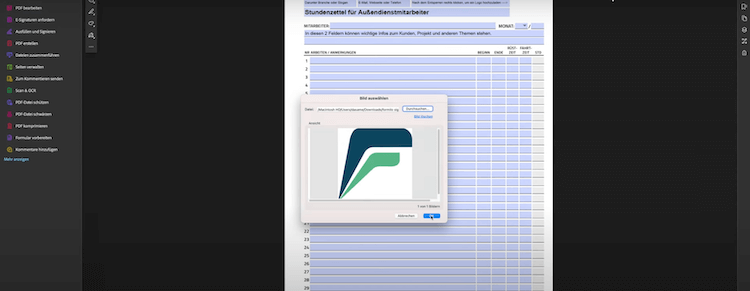 Screenshot Formilo Integration