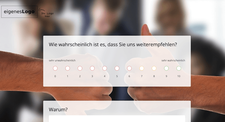 Screenshot LamaPoll Vorlage