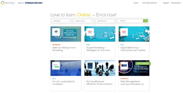 Online-Marketing-Kurs bei Iversity