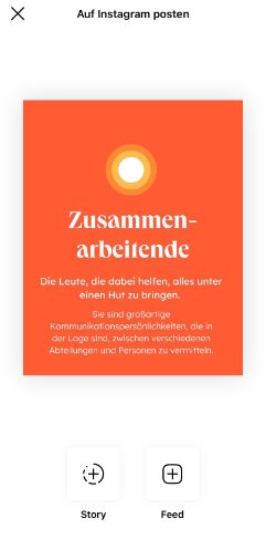 reposten auf Instagram mit App: Feed oder Story