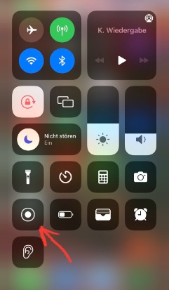 reposten auf Instagram Bildschirmaufnahme
