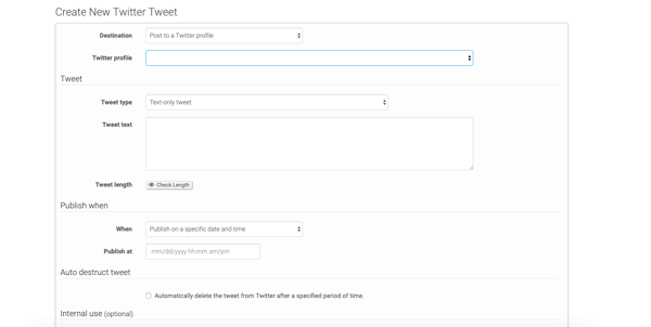 Screenshot aus dem Social-Media-Tool Social-Oomph