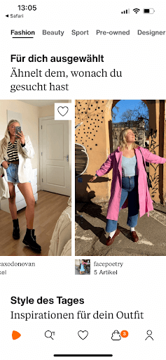 UX-E-Commerce-Design Beispiel Zalando