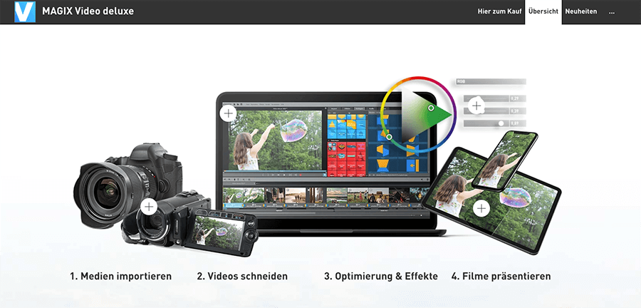 Videobearbeitungsprogramm Magix Video Deluxe