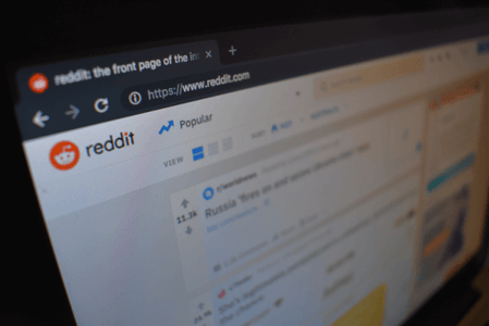 Screenshot von Reddit