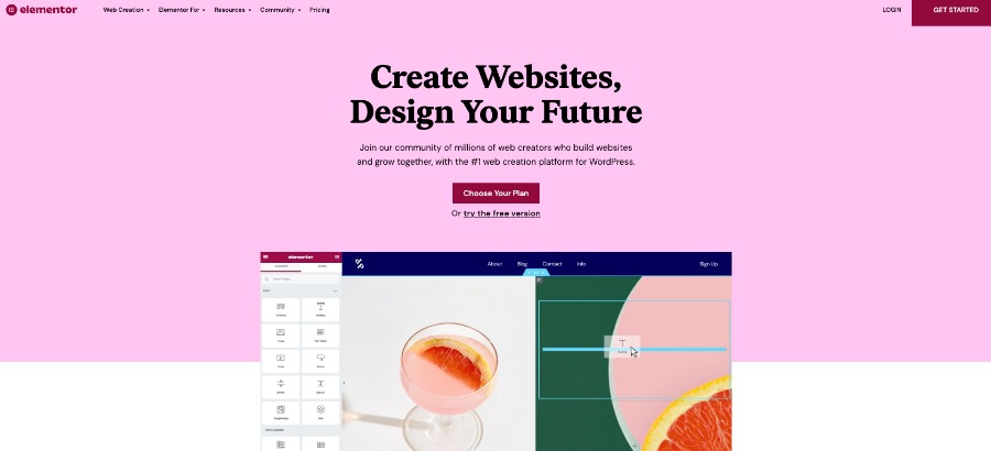 Website Builder Elementor