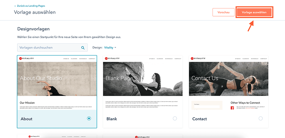 Website erstellen mit Hubspot CMS - Schritt 5