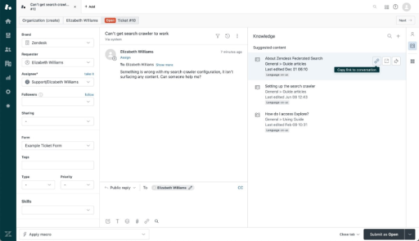 Wissensmanagement-Tools Zendesk