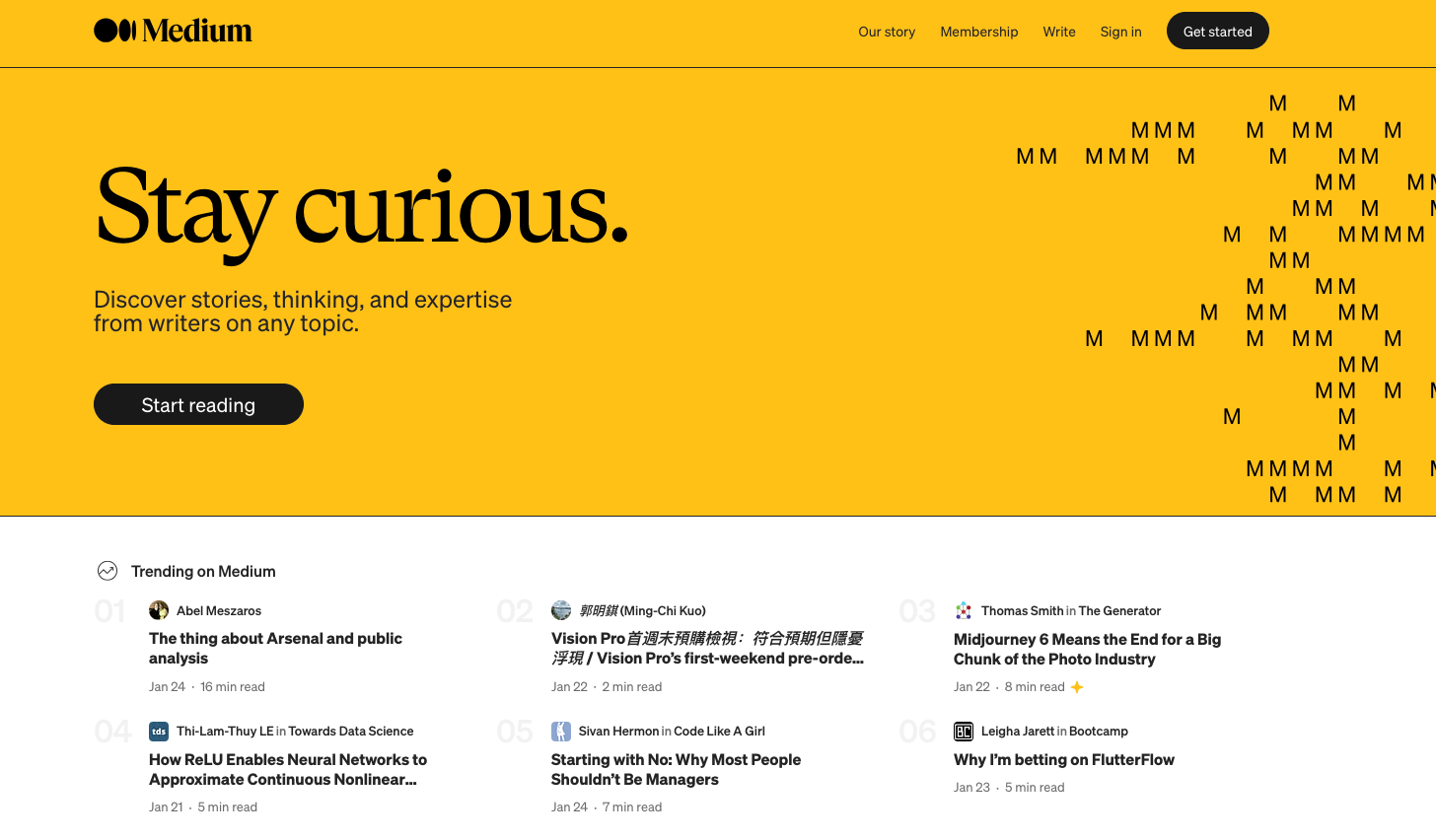 Screenshot WordPress-Alternative medium