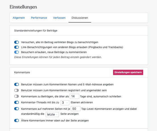 wordpress-kommentare-deaktivieren