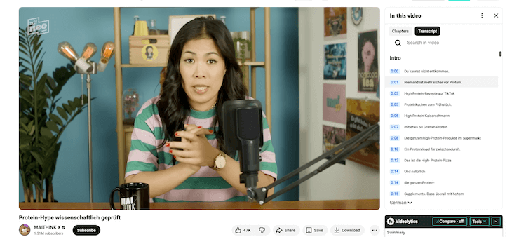 Screenshot aus einem Video von MAITHINK X