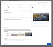 Screenshot Youtube-Video hochladen Details