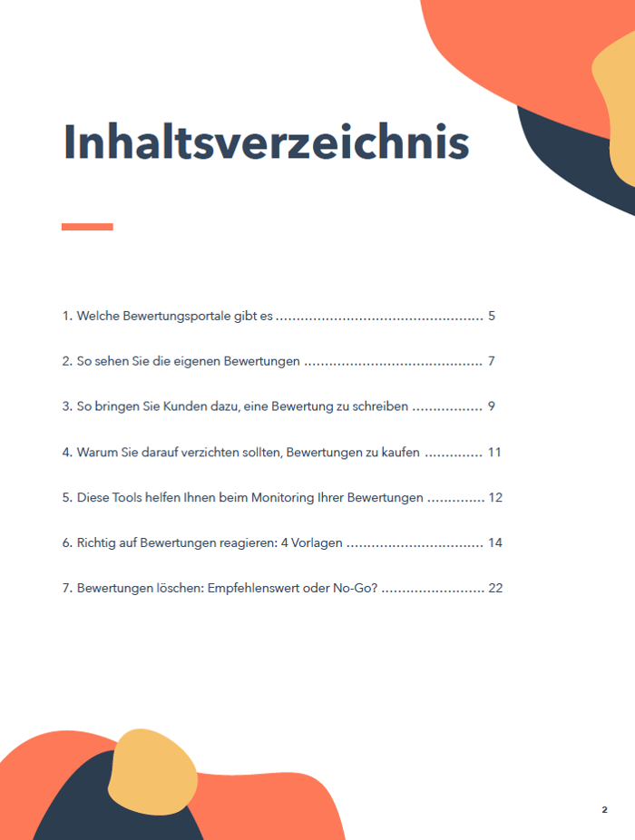 Bewertungsmanagement Preview 1