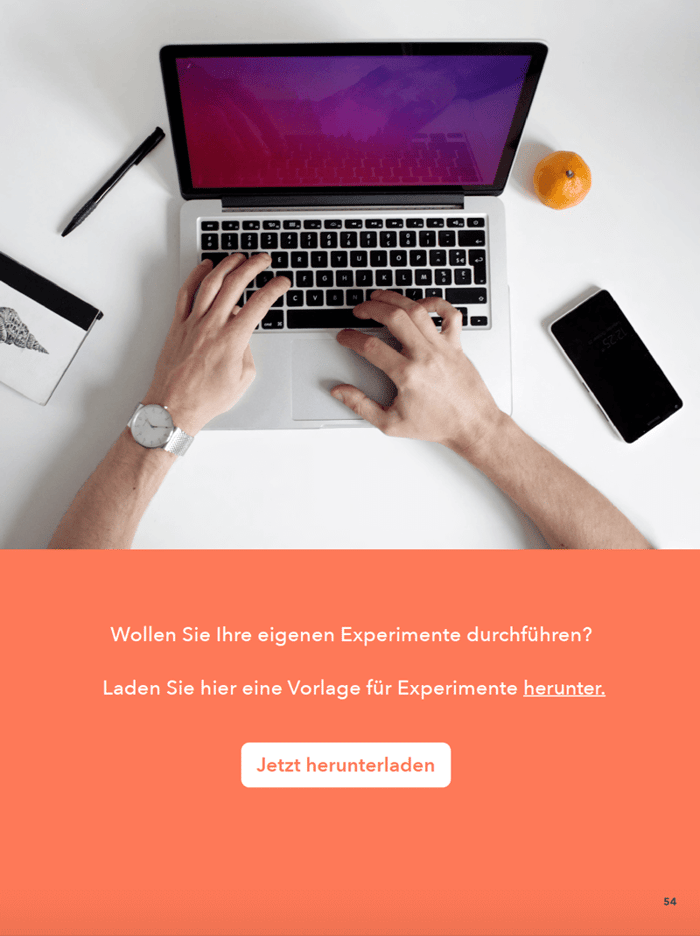 Vorlage für Experimente