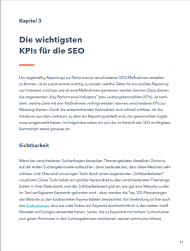 SEO-Reporting Ebook Vorschau 4